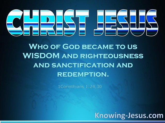 1 Corinthians 1:24 Wisdom From Above (devotional)02:13 (aqua)